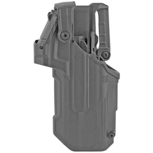 Blackhawk T-Series L3D Left Hand Black Polymer Duty Holster Fits Glock 44ND00BKL - Picture 1 of 2