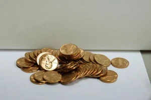 (1) Roll 1959 US Lincoln Cent 1c Unc 50 Coins - Picture 1 of 5