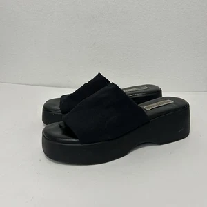 Vintage Steve Madden Sandals Womens 40 Slinky 30 Platform Slide Chunky 90s Y2K - Picture 1 of 7
