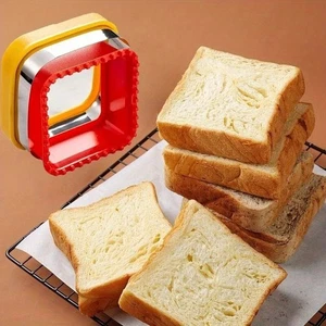 Taglierina e sigillante per panini Easy Clean macchina incrostabile quadrata in acciaio inox - Foto 1 di 8