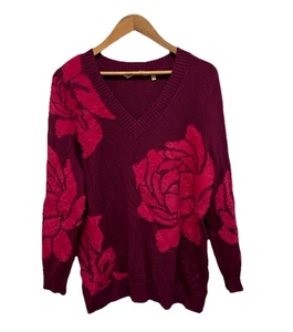 Suéter Floral Pestañas Isadora Soft Surroundings Mujer Femenino Acogedor Otoño XL - Imagen 1 de 7