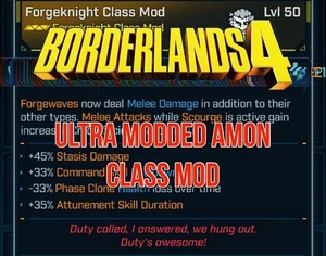 Borderlands 4 All Skill Max +5 Level 50 Modded Amon Class Mod XBOX PS5 PC SWITCH - Picture 1 of 6