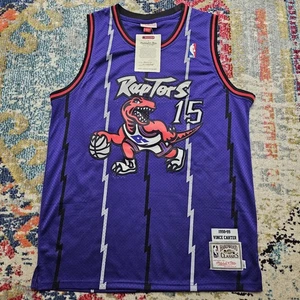 Vince Carter Mitchell & Ness Size Mens Large (44) Raptors Jersey 98-99 With Tags - Picture 1 of 6