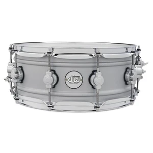 DW Design Series Matte Aluminum 5.5x14 Snare Drum DDSD5514MACR - Picture 1 of 6