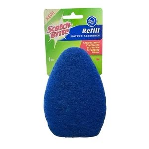 SCOTCH-BRITE Shower Scrubber Antibacterial Refill 560 Blue Non-Scratch - Picture 1 of 2