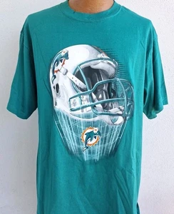 NFL Team Apparel Miami Dolphins Teal Graphic T-Shirt Größe L Football - Bild 1 von 4