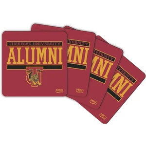 Tuskegee Golden Tigers Alumni 4-Pack Neoprene Coaster Set - Picture 1 of 1