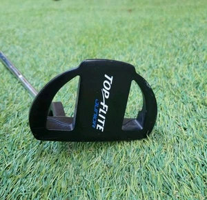 Top Flite Mallet Putter Junior Kids Youth Golf Blue Black Golf Club RH 31" - Picture 1 of 11