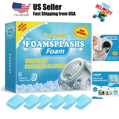 Limpiador de lavadora, tabletas de limpieza de lavadora, carga frontal HE y para... Foto 1 de 4