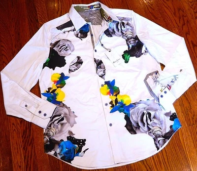 ROBERT GRAHAM MENS AUTHENTIC BRAND NEW ORIGINAL DRESS SHIRT Size L (LARGE), NWT - Image 1 of 4