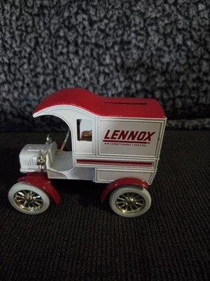 Banco de regalo coleccionable de metal fundido a presión ERTL 1990 "Lennox aire acondicionado calefacción" Foto 1 de 3
