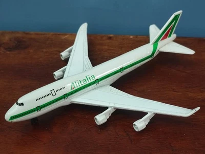 MODELLINO AEREO AIRBUS BOEING 747 - 200 ALITALIA - METAL DIECAST 1/460 FABBRI - Immagine 1 di 4