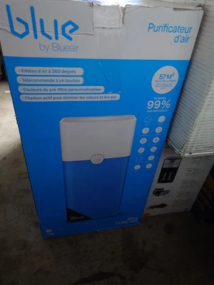 PURIFICADOR DE AIRE AZUL PURE 121 Filtro de Partículas y Carbono Blanco Gris Foto 1 de 4