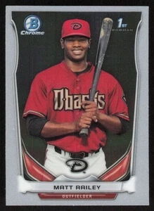 2014 Bowman Chrome Mini #242 Matt Railey - FREE SHIPPING - Picture 1 of 2