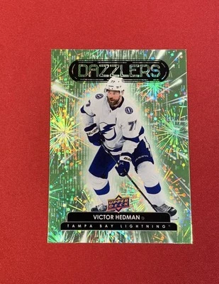 2022-23 Upper Deck Victor Hedman Dazzlers Green - Image 1 of 2