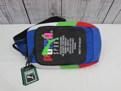 Mochila Bandolera PUMA Forecast Multitude Azul Multi Bolso de Hombro Nuevo con Etiquetas. Foto 1 de 4