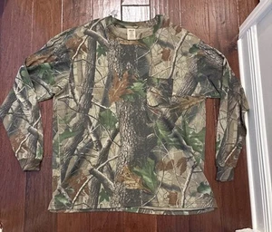 VINTAGE Liberty Camo Hemd Herren XL Realtree Hardwood 90s Jagd - Made In USA - Bild 1 von 9