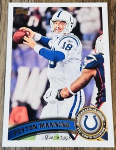 Peyton Manning 2011 Topps #300 Football Card Indianapolis Colts - Picture 1 of 2