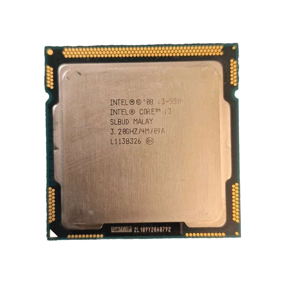 Intel Core i3-550 CPU Dual-Core 3.20GHz / 4MB LGA1156 SLBUD Processore - Immagine 1 di 1