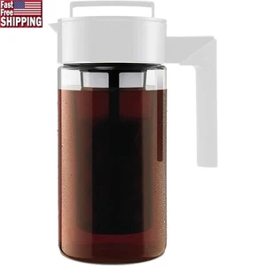 Deluxe Cold Brew Kaffeemaschine luftdicht Krug BPA frei Tritan feinmaschiger Filter - Bild 1 von 8