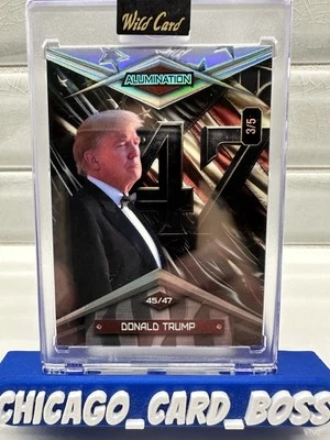 2025 Wild Card Alumination Donald J. Trump President Inauguration Edition 3/5 SP - Image 1 of 4