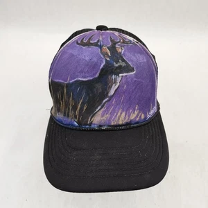 Cappello Berretto Personalizzato Cervo Buck Art Cinghia Posteriore Regolabile Uomo Trucker Look - Foto 1 di 15