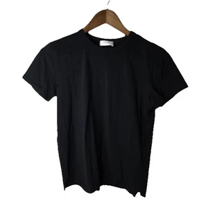Made For Italic Black Cotton Short Sleeve T Shirt Minimalist Med - Picture 1 of 6