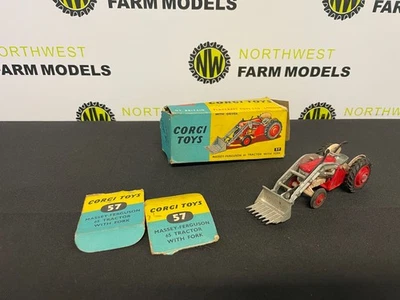 CORGI No 57 MASSEY FERGUSON 65 TRACTOR WITH FRONT LOADER AND FORK - Image 1 of 4