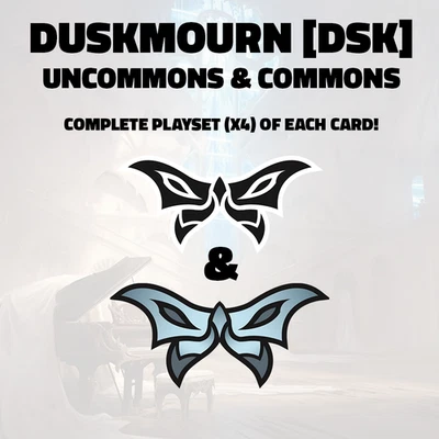 Duskmourn DSK Complete Uncommon Common Set x 4 Playset MTG 4X Magic Gathering - Image 1 of 4