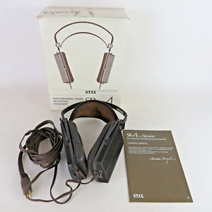 Stax SR Lambda Signature electrostatic headphones | boxed with manual