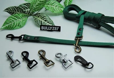 Breite Nylon Hundeleine 25mm Tannen-Grün Trainingsleine Führleine IGP Jagdleine - Bild 1 von 3