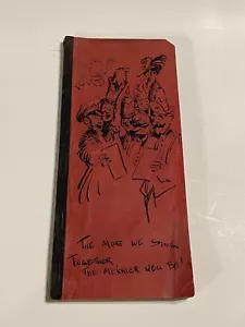 WWI US ARMY SONG BOOK THE MORE WE SING TOGETHER THE MERRIER WE WILL BE BIN#S1B - Picture 1 of 7
