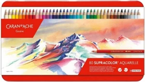 Wasservermalbare Farbstifte Caran d'Ache Geneve 80 Supracolor Aquarelle 3888.380 - Bild 1 von 5