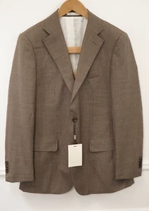 Blazer Hombre Suitsupply Lazio Lana Pura Marrón Vitale Barberis Talla EU48 UK/US38 - Imagen 1 de 8