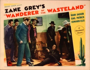 Wanderer of the Wasteland Original Lobby Card 1935 Zane Grey Dean Jagger - Bild 1 von 1