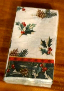 Servilletas de papel para invitados PIÑAS Y VEGETACIÓN 3 capas 16 quilates sello nuevo en paquete EE. UU. FUERA DE STOCK - Imagen 1 de 3