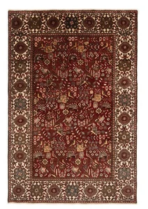 Bakhtiar Tissé à la Main Tapis de Perse 202x137 cm-Nomadic,Orient,Tapis,,Rouge - Picture 1 of 14