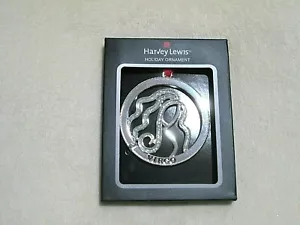 New with Box - Harvey Lewis Holiday Ornament Crystals Silver - VIRGO - Picture 1 of 1