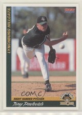 2000 Choice Lynchburg Hillcats Tony Pavlovich #17