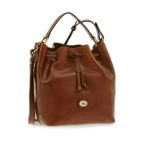 The Bridge Bucket Bag Story Line Brown Leather 04094601-14 - Picture 1 of 2