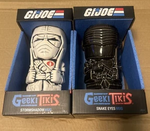 Geeki Tikis G.I. Joe Keramik Tassen Set | Snake Eyes & Storm Shadow - Bild 1 von 7