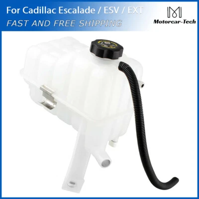 Tanque de desbordamiento de refrigerante del radiador con tapa y sensor para Cadillac Escalade / ESV / EXT Foto 1 de 4