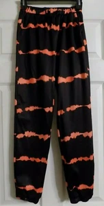 Boys Shein Black Flame Theme Pull On Elastic Waist Pants Size 11-12 Years - Bild 1 von 5