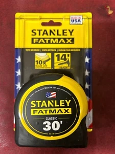 1 - 30' Stanley Fatmax Tape Measure # 33-730 - Picture 1 of 4