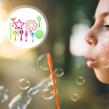  9 Pcs Plastic Bubble Stick Child Toy for Kids Colorful Wand