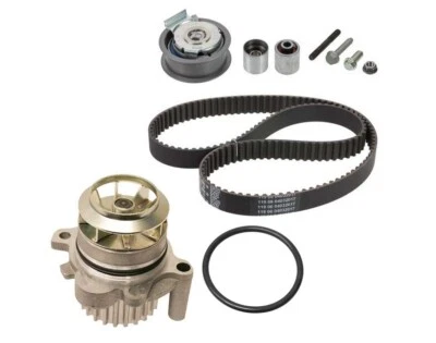Bomba de agua con junta y kit de correa de distribución para Audi A3 A4 A4 Quattro 2,0 L L4 TT Foto 1 de 2