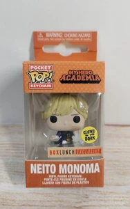 Funko Pocket Pop! Keychain My Hero Academia NEITO MONOMA GITD Box Lunch Box Wear - Picture 1 of 9