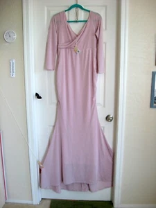 NWT - Sparling Pink Evening Gown with Mermaid Hem - Size L Tall - Picture 1 of 4