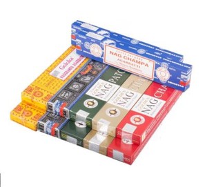 180g NAG CHAMPA MISCHPAKET - 6 Sorten Räucherstäbchen Räucherwerk  Nagchampa
