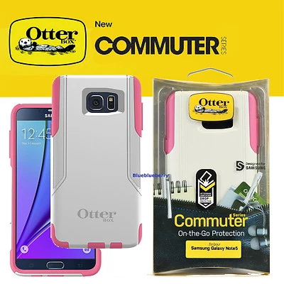 OtterBox Commuter Series Case for Samsung Galaxy Note 5 Pink White - Image 1 of 4